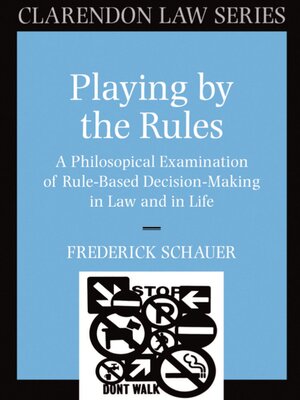 cover image of Playing by the Rules